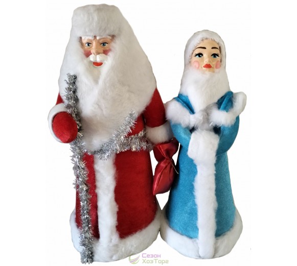 Дід Мороз і Снігуронька під ялинку (набір)